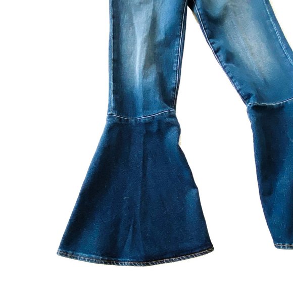 NWT Frame Denim Flounce High Rise Jeans, size 26 - Picture 6 of 14